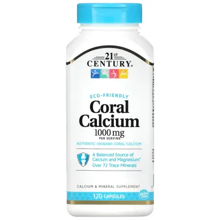 Коралловый Кальций 1000 мг, 120 капсул