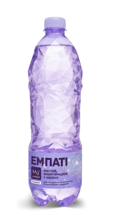 Вода “ЕМПАТІ” з магнієм L-треонатом, газована, 1л, доб. дієт.