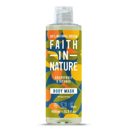 Faith in Nature Натуральний гель для душу з грейпфрутом та апельсином, 400 мл