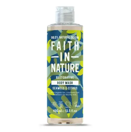 Faith in Nature Натуральний гель для душу з морськими водоростями та цитрусом, 400 мл