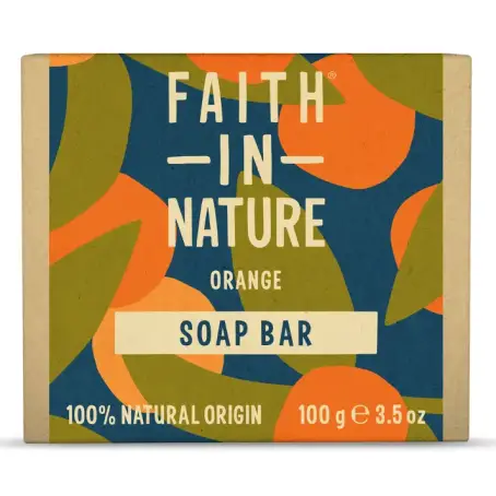 Faith in Nature Натуральне тверде мило з апельсином, 100 г 