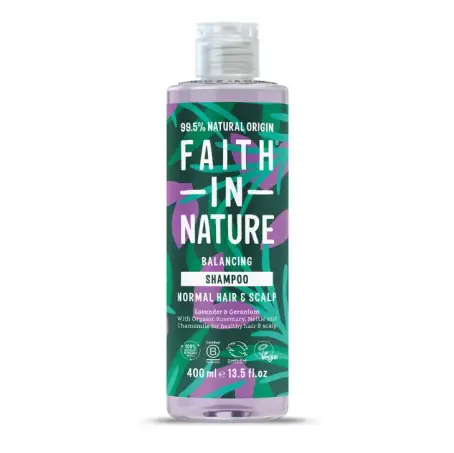 Faith in Nature Натуральний шампунь з лавандою та геранню, 400 мл