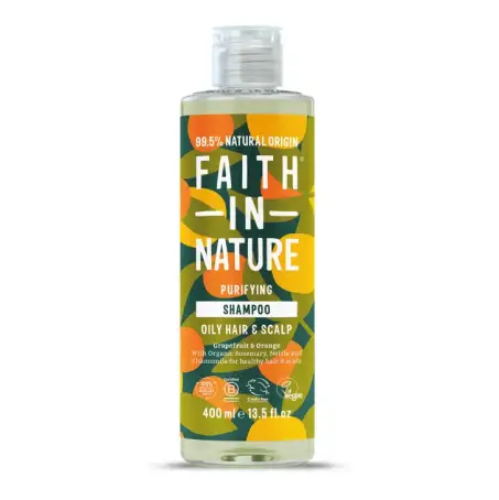 Faith in Nature Натуральний шампунь з грейпфрутом та апельсином, 400 мл
