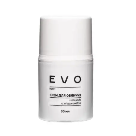 Крем для лица с авокадо и ниацинамидом EVO derm, 30 мл