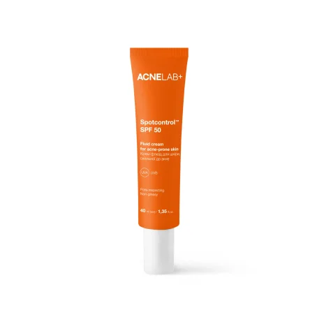 Крем-флюид для кожи, подверженной акне Spotcontrol SPF 50 Fluid cream for acne-prone skin ACNELAB+ 40 мл