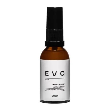 Маска-пілінг для обличчя з фруктовими кислотами EVO derm, 30 мл