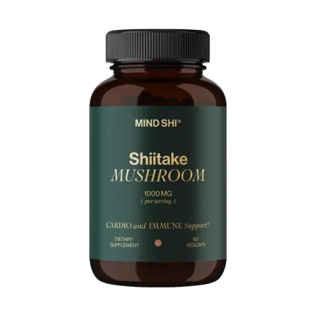 Mind Shi Шиитаке (Shiitake Mushroom) 1000 мг, 60 веганских капсул