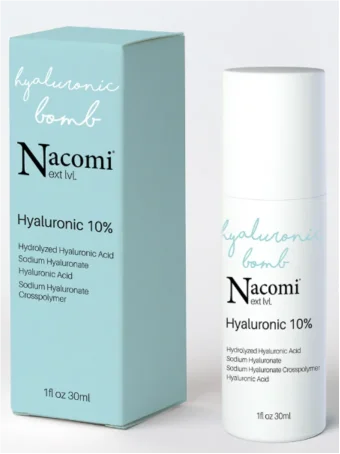Сироватка для обличчя Hyaluronic 10% день/ніч Nacomi, 30 мл