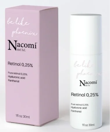 Сироватка для обличчя Retinol 0,25% Nacomi, 30 мл