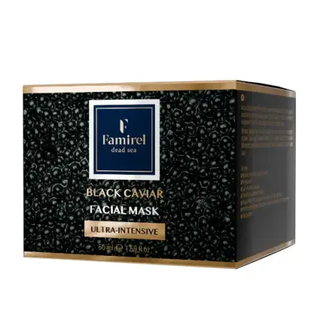 Ультра інтенсивна маска для обличчя Famirel Black Caviar з чорною ікрою, 50мл