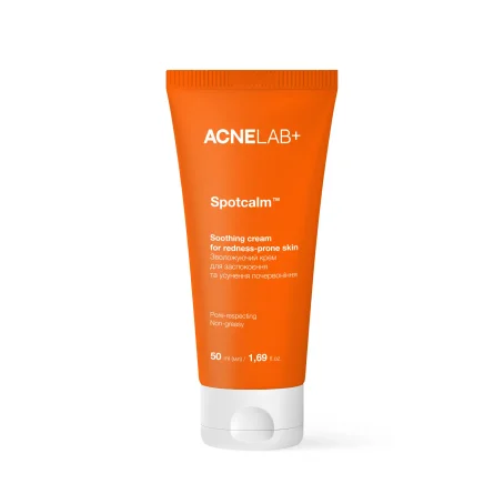 Увлажняющий крем для успокоения и устранения покраснения Spotcalm Soothing cream for redness-prone skin ACNELAB+ 50 мл