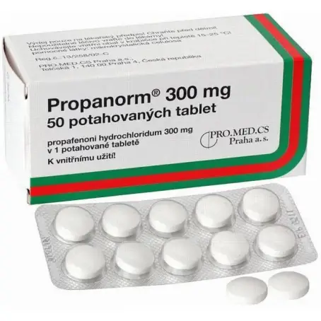 Пропанорм таблетки покрытые оболочкой 300 мг №50