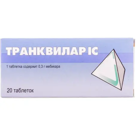 Транквилар ІС таблетки 0,3 г блистер №20