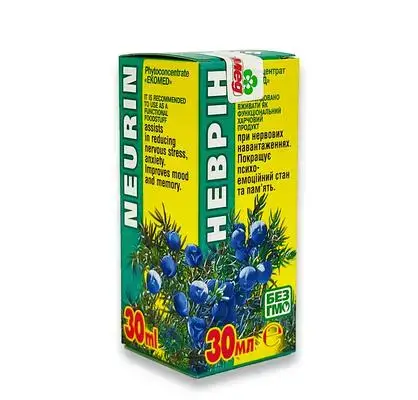 НЕВРІН /ФІТОКОНЦЕНТРАТ/ №60 табл.