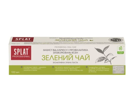 Зубная паста Splat Professional Green Tea Зеленый чай, 100 мл