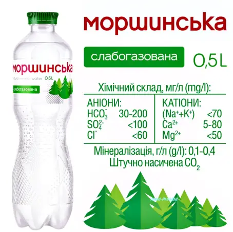 МІНВОДА МОРШИНСЬКА 0,5 л сл/г