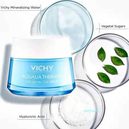VICHY АКВАЛИЯ ТЕРМАЛЬ ГЕЛЬ-КРЕМ Д/ГЛУБ.УВЛАЖН. ЛИЦА НОРМ. И КОМБ. КОЖИ 50МЛ