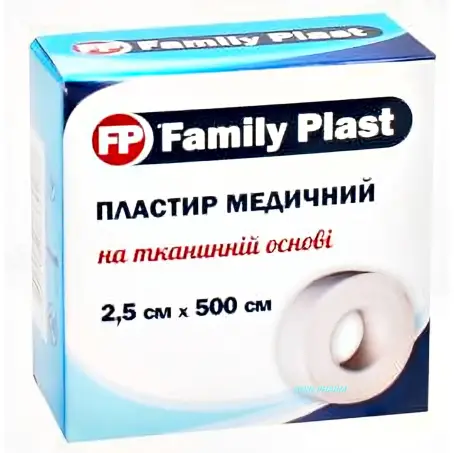 ПЛАСТ. FAMILY PLAST 2,5 х 500 см н/ткан. тілесн.