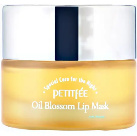 МАСКА ДЛЯ ГУБ PETITFEE Oil Blossom Lip Mask з віт. Е і ол. обліпихи нічн. 15 г