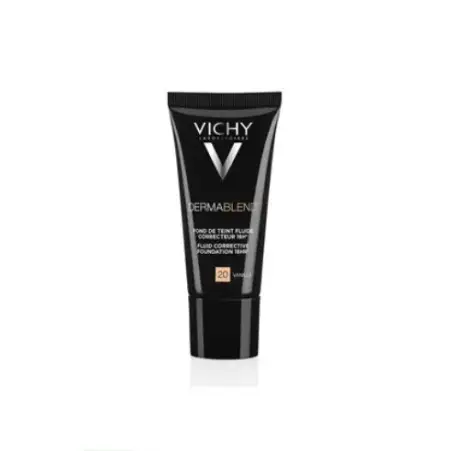Тональный флюид Vichy Dermablend корректирующий, тон 20, SPF 28, 30 мл