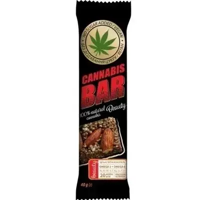 БАТОНЧИК МЮСЛІ CANNABIS BAR Мигдаль + каннабіс 25 г