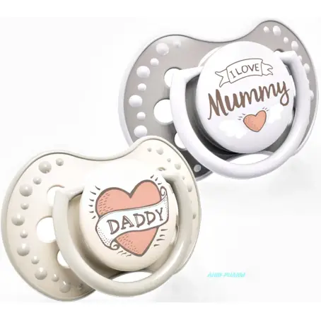 CANPOL СОСКА ПУСТЫШКА LOVI I Love силик. динамич. 3-6 мес. №2