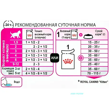 КОРМ Д/КОТОВ FHN WET KITTEN INST 85 г