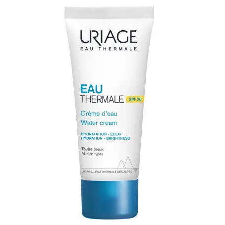 Зволожувальний крем для обличчя Uriage Eau Thermale Water Cream SPF20, 40 мл