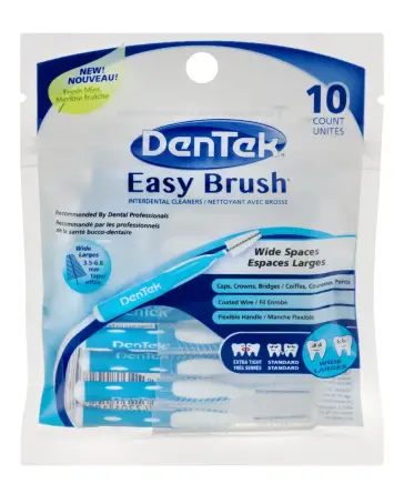 ФЛОС-ЗУБОЧИСТКИ DENTEK Інтердент. Easy Brush Wide №10