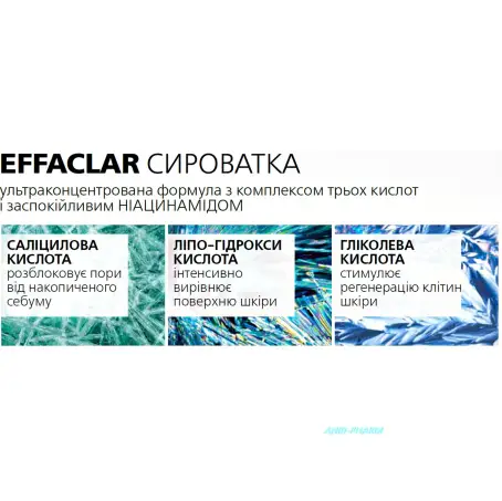 LA ROCHE POSAY ЕФАКЛАР СИР-КА Ультраконц. з ефект. пілінгу д/жирн. пробл. шкіри 30 мл