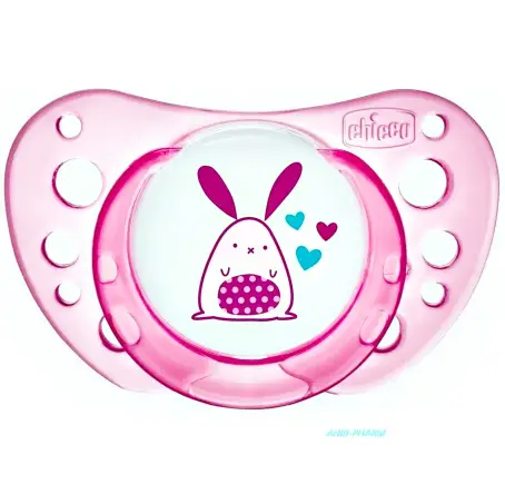 СОСКА ПУСТЫШКА CHICCO Physio Comfort силік. ортодонт. д/дів. 0-6 міс. №2