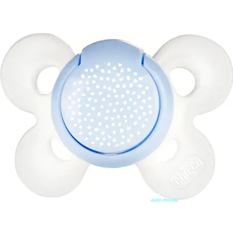 СОСКА ПУСТЫШКА CHICCO Physio Comfort силік. ортодонт. 0-6 міс. блак.