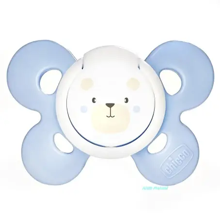 СОСКА ПУСТЫШКА CHICCO Physio Comfort силік. ортодонт. 0-6 міс. блак.