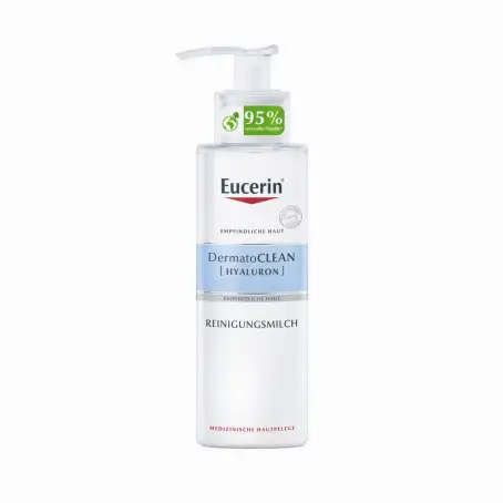 Очищуюче молочко Eucerin DermaroClean [ Hyaluron ] для чутливої сухої шкіри, 200 мл