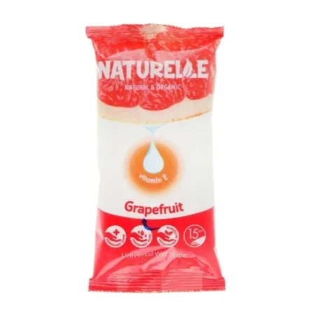 Серветки вологі Naturelle Грейпфрут, 15 шт