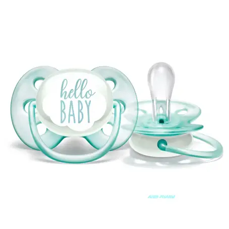 СОСКА ПУСТУШКА PHILIPS AVENT Ultra soft силік. ортодонт. д/хлопч. 0-6 міс. №2 SCF222/01
