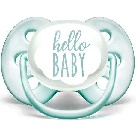 СОСКА ПУСТУШКА PHILIPS AVENT Ultra soft силік. ортодонт. д/хлопч. 0-6 міс. №2 SCF222/01