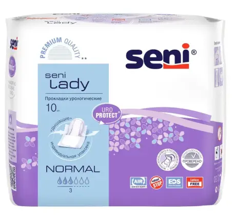 Прокладки урологічні Seni Lady normal №10