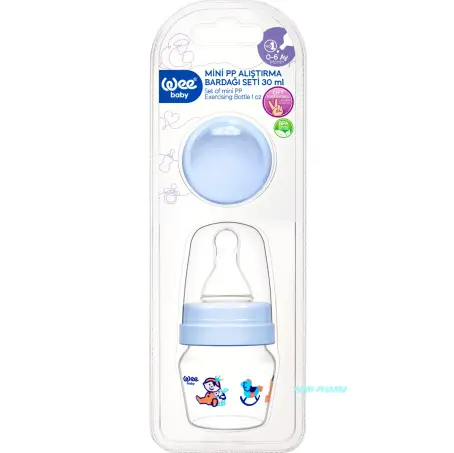 WEE BABY ПЛЯШЕЧКА MINI PP 0-6 м. 30мл. код 778