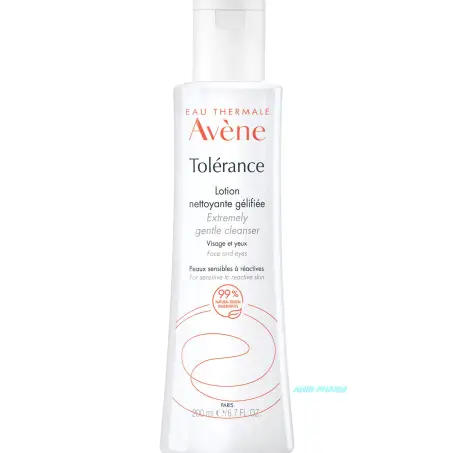 Лосьйон для обличчя Avene Tolerance делікатний очищуючий для чутливої шкіри, 200 мл