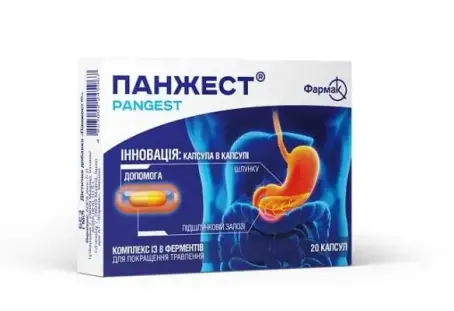Панжест №20 капс.
