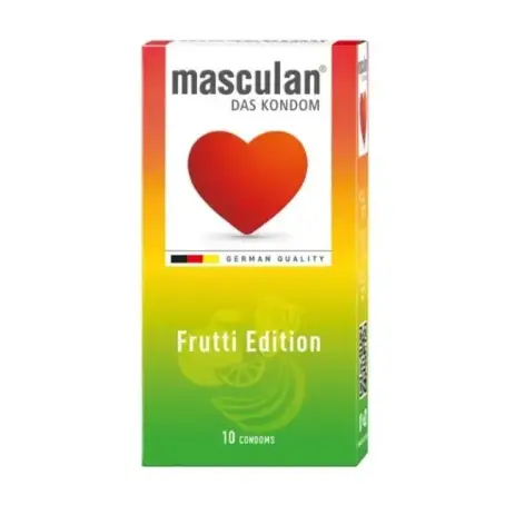 Презервативи Masculan Frutti Edition кольорові з ароматами 10 шт.