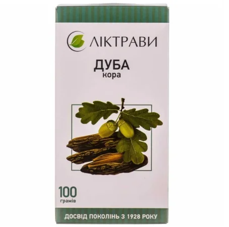 Дуба кора по 100 г у пач. з внут. пак.