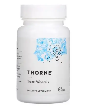 Микроэлементи, Trace Minerals, Thorne Research, 90 капсул