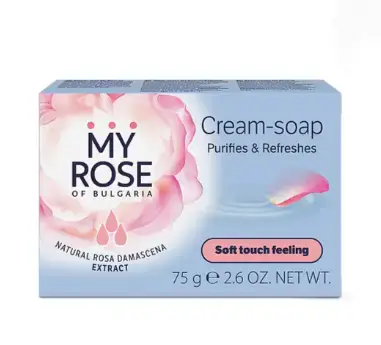 Крем-мило My Rose of Bulgaria, 75 мл