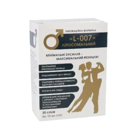 L-007 Липосомальный раствор по 15 мл № 20 в стиках