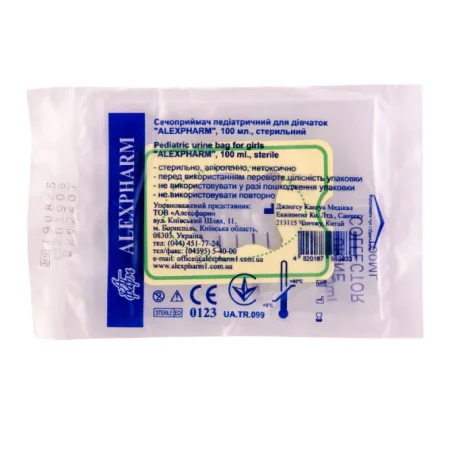 СЕЧОПРИЙМАЧ ALEXPHARM педіатр. д/дівч. 100 мл стер.