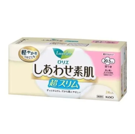 KAO Laurier Happy Skin Regular Day Use Slim ультратонкі гігієнічні прокладки 20.5 см, 24 шт