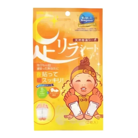 MEGUMI Foot Relax Sheet Ginger детокс-пластыри для ног (имбирь) 2 шт