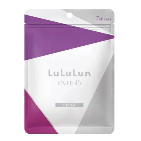Маска для улучшения тона зрелой кожи Lululun Over45 Iris Blue омолаживающая, 7 шт